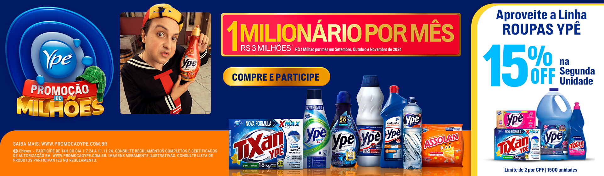 Big Promoção Ypê até 30/10